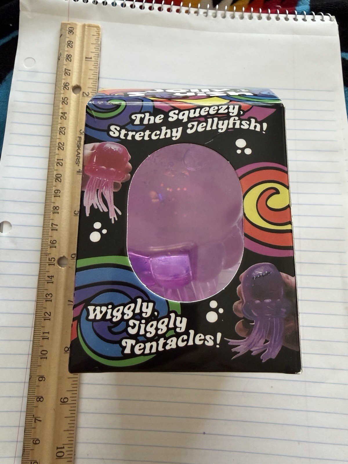 Authentic Needoh Extra Large Pink Jelly Squish Stress Reliever Toy New!