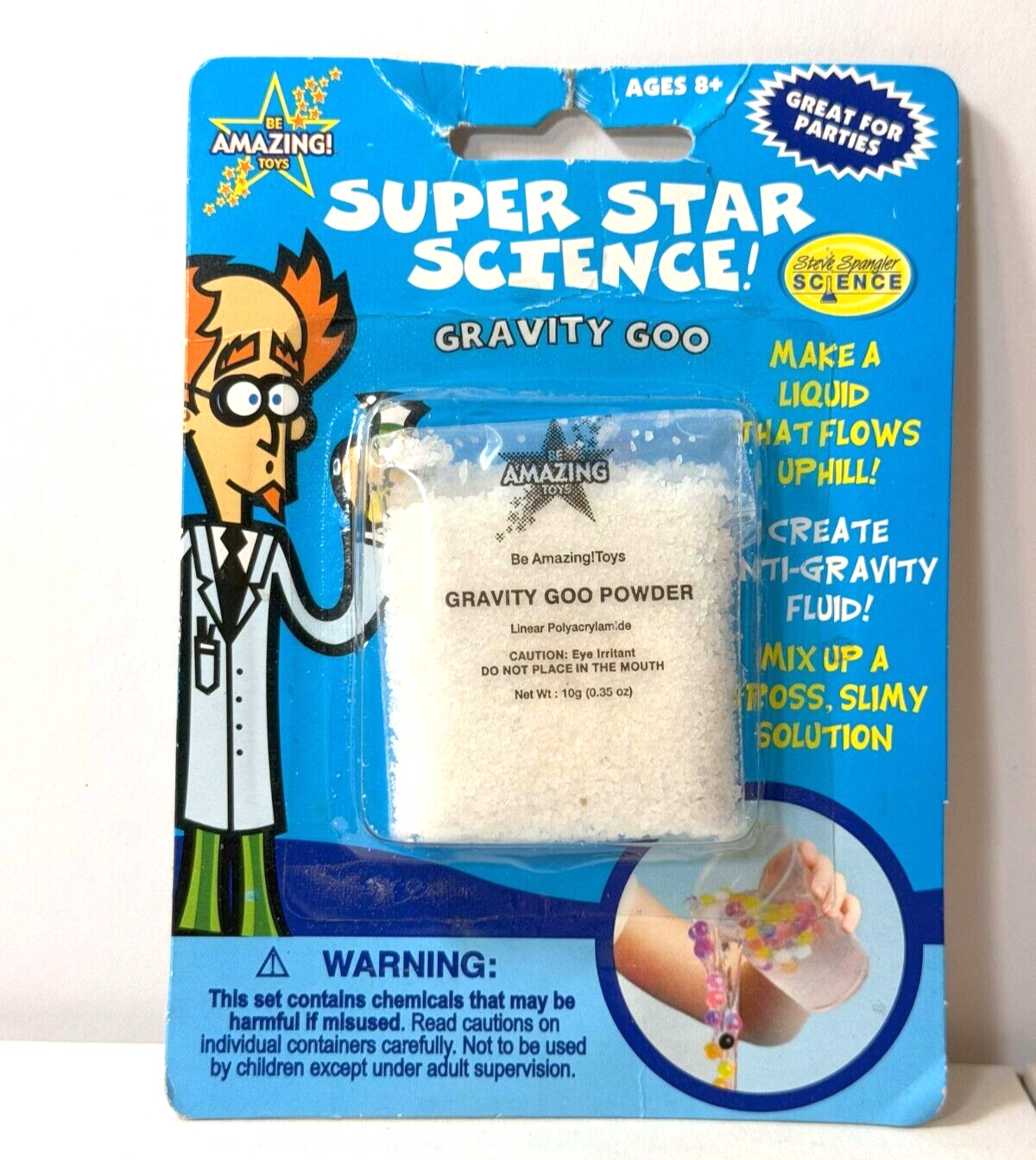Super Star Science Gravity Goo – Star Spangler Science – Unopened on Card