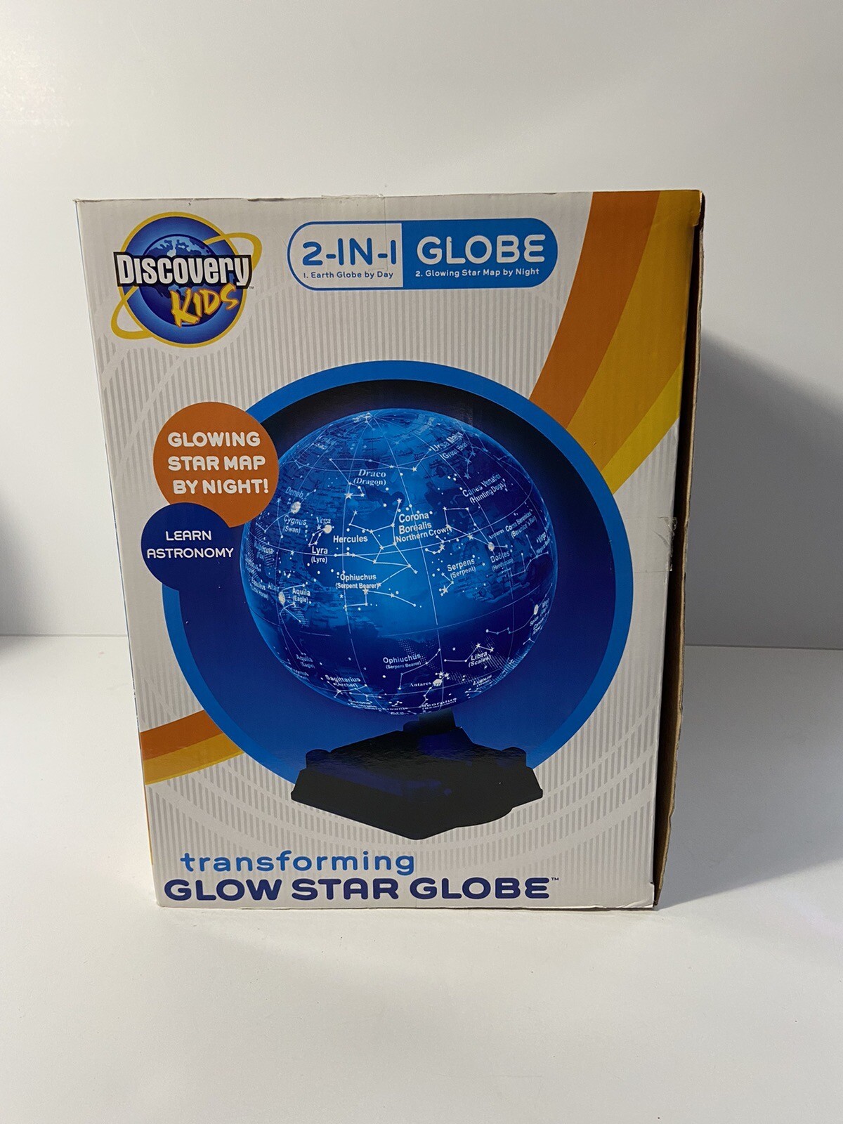 Discovery Kids Transforming Glow Star Globe. New. Open Box.