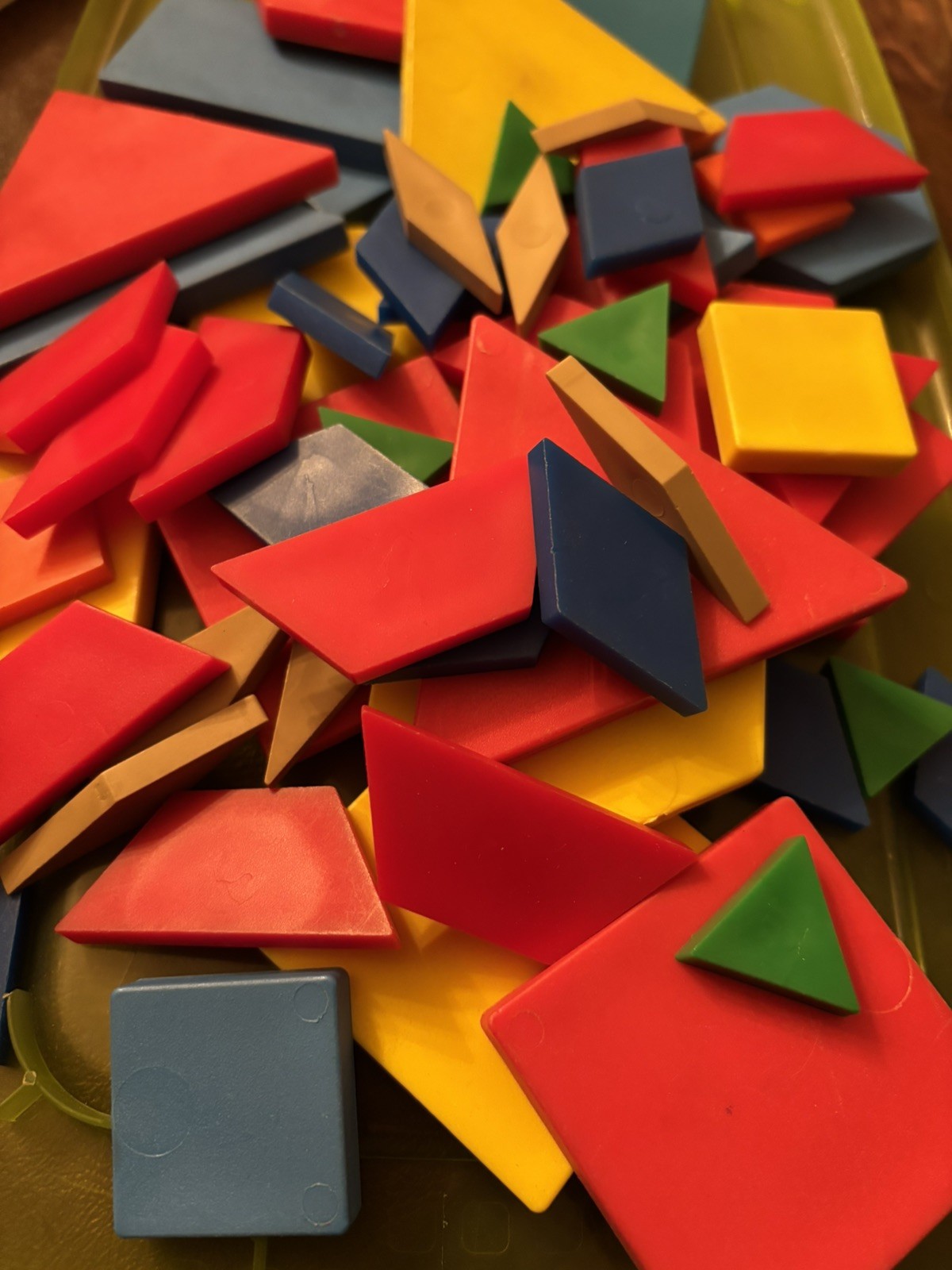 Tangrams Pattern Blocks That Are Education Toy And/orManipulative Over 500 Shape