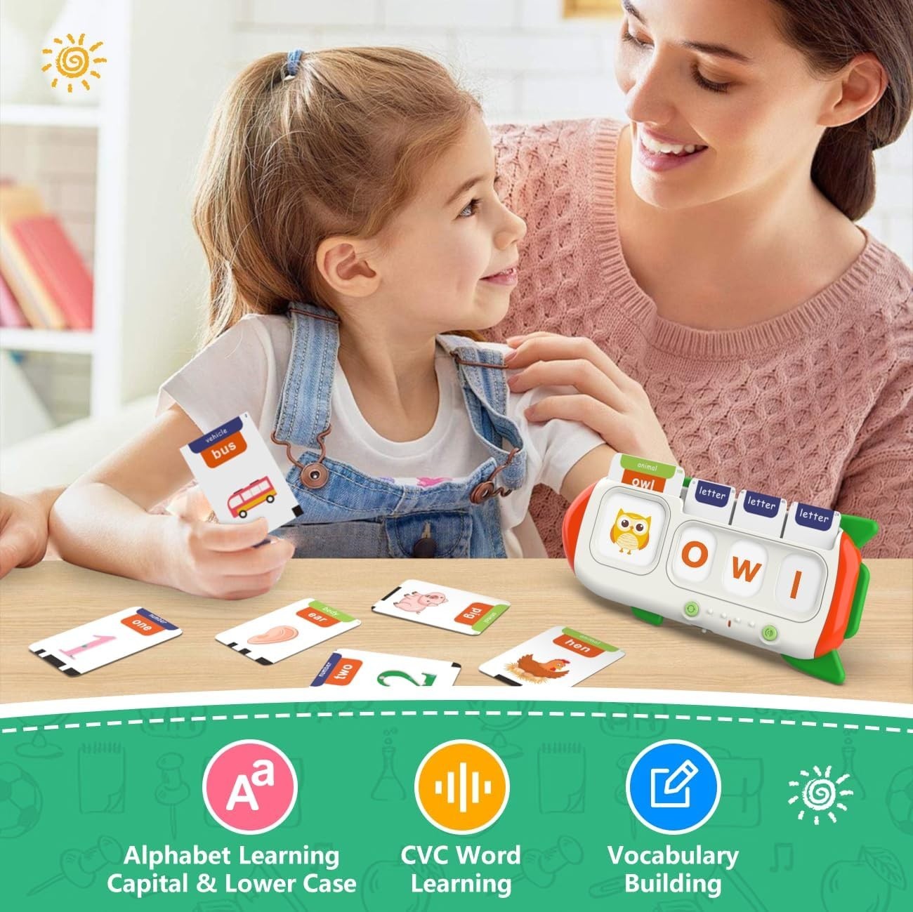 Letter Matching Games – Educational Toy for 3-6 Olds