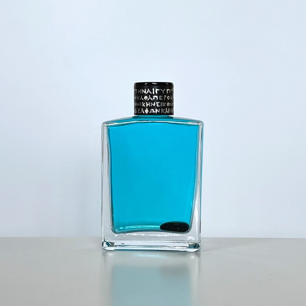 ferrofluid bottle – blue, as seen on picture