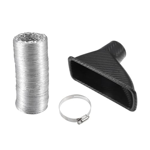 Air Intake Duct, Front Bumper Car Square Brake Air Duct with Extendable