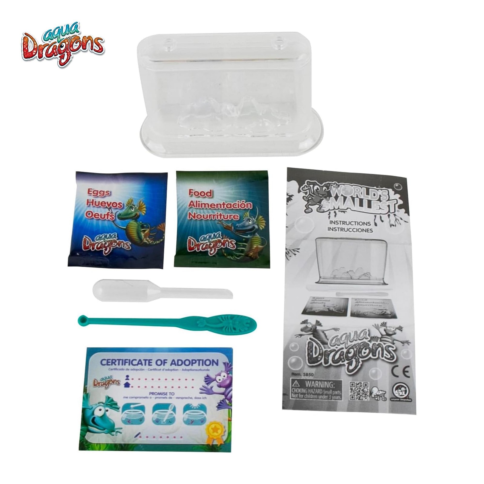 World’s Smallest Aqua Dragons, Hatch & Grow Miniature Science Kit