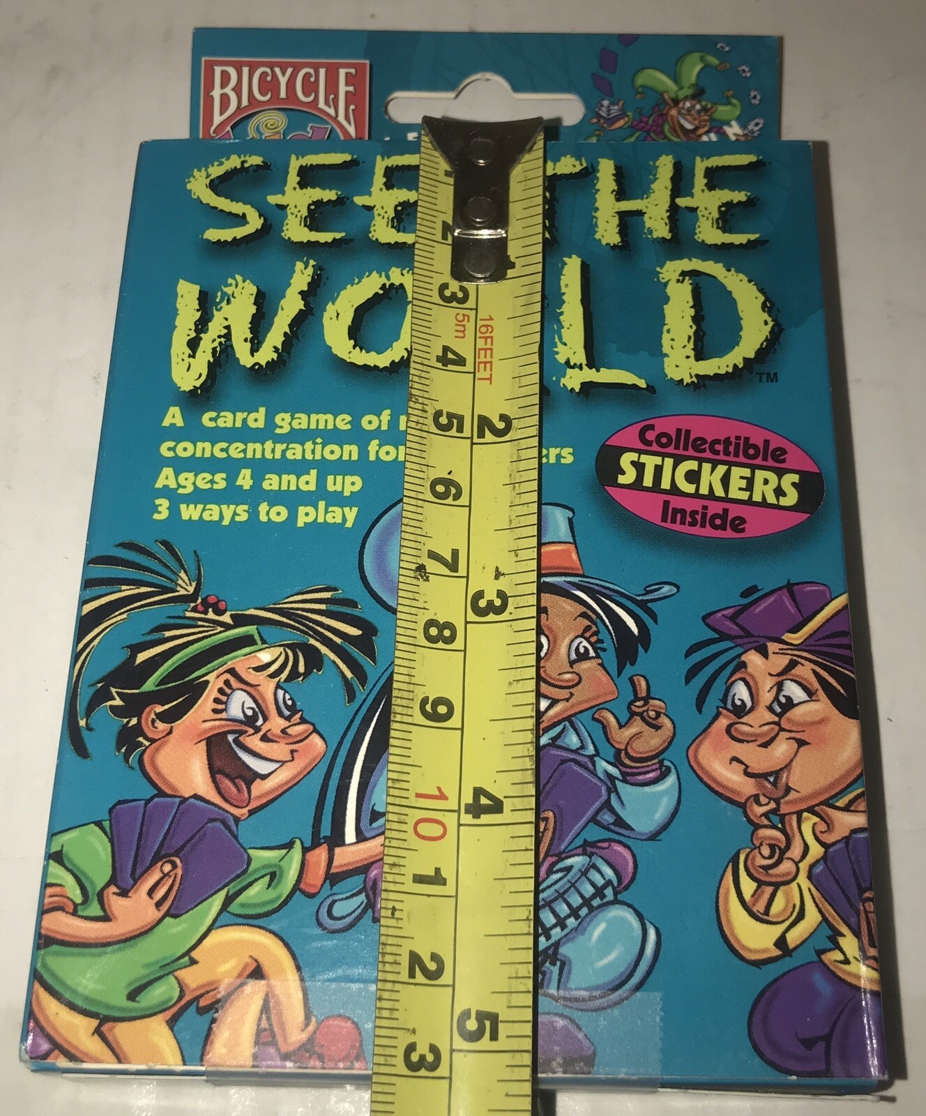 BICYCLE KIDS ~ SEE THE WORLD CARD GAME, AGES 4 & UP, BRAND NEW.