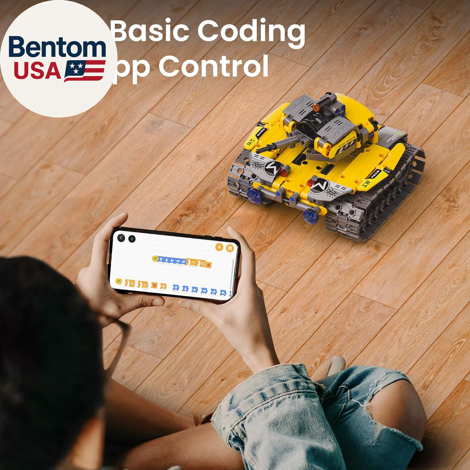 Robot Building Kit with Remote Control STEM Gifts for Boys Age 8-13, Technic Cod