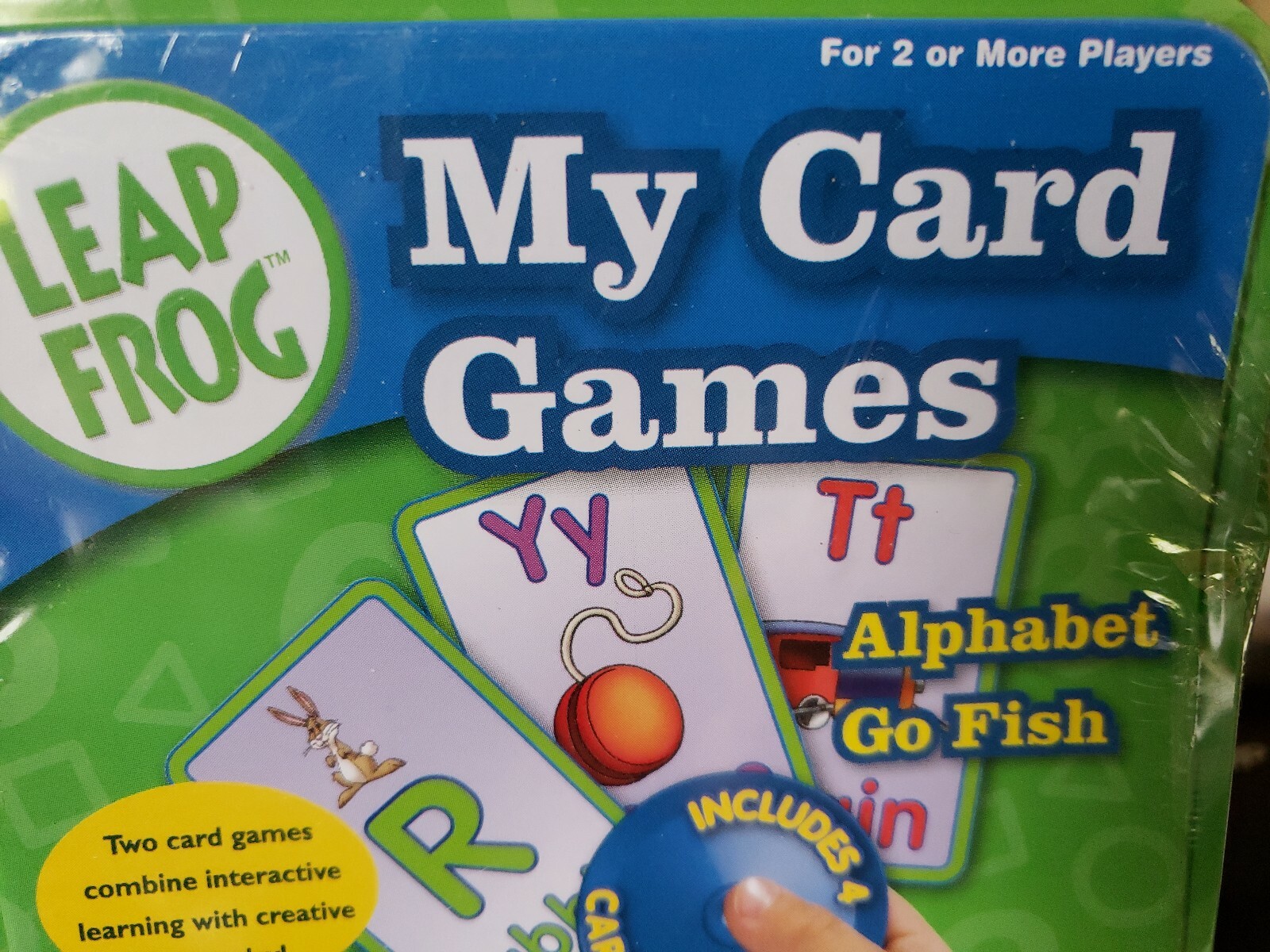 Leap Frog My Card Games Alphabet Go Fish, Math Rummy Learning Activity cards