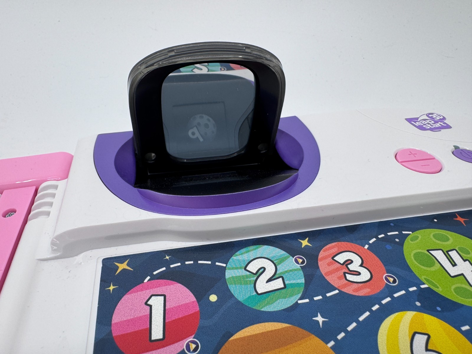 Leapfrog Leapstart 3D Learning Game Console System Pink Purple Tested Working