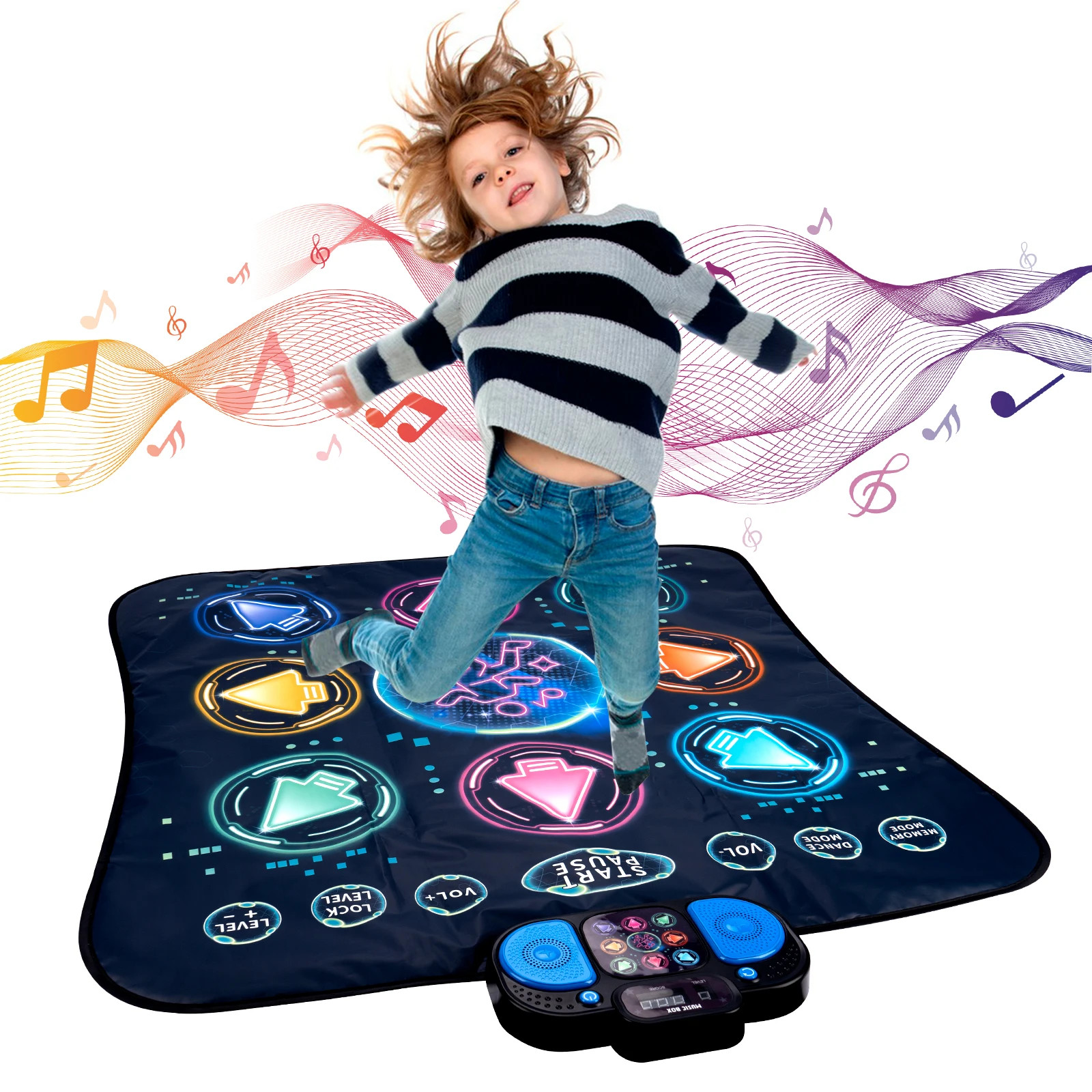 Dancing Blanket Kids Electronic Dance Mat Double Players Mode with 9 Levels Kid