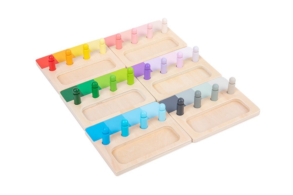 Color Resemblance Sorting Trays – MONTESSORI SENSORIAL MATERIAL