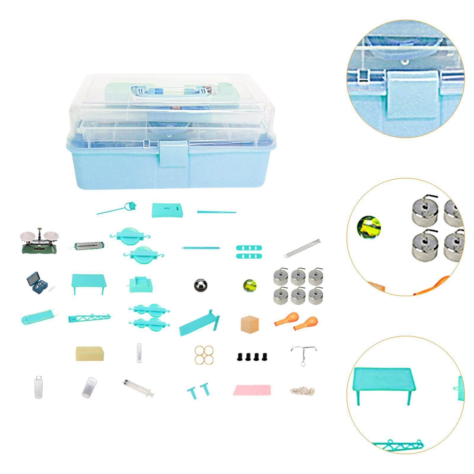 Mechanics Experiment Box Scientific Device Lever Pulley System Set