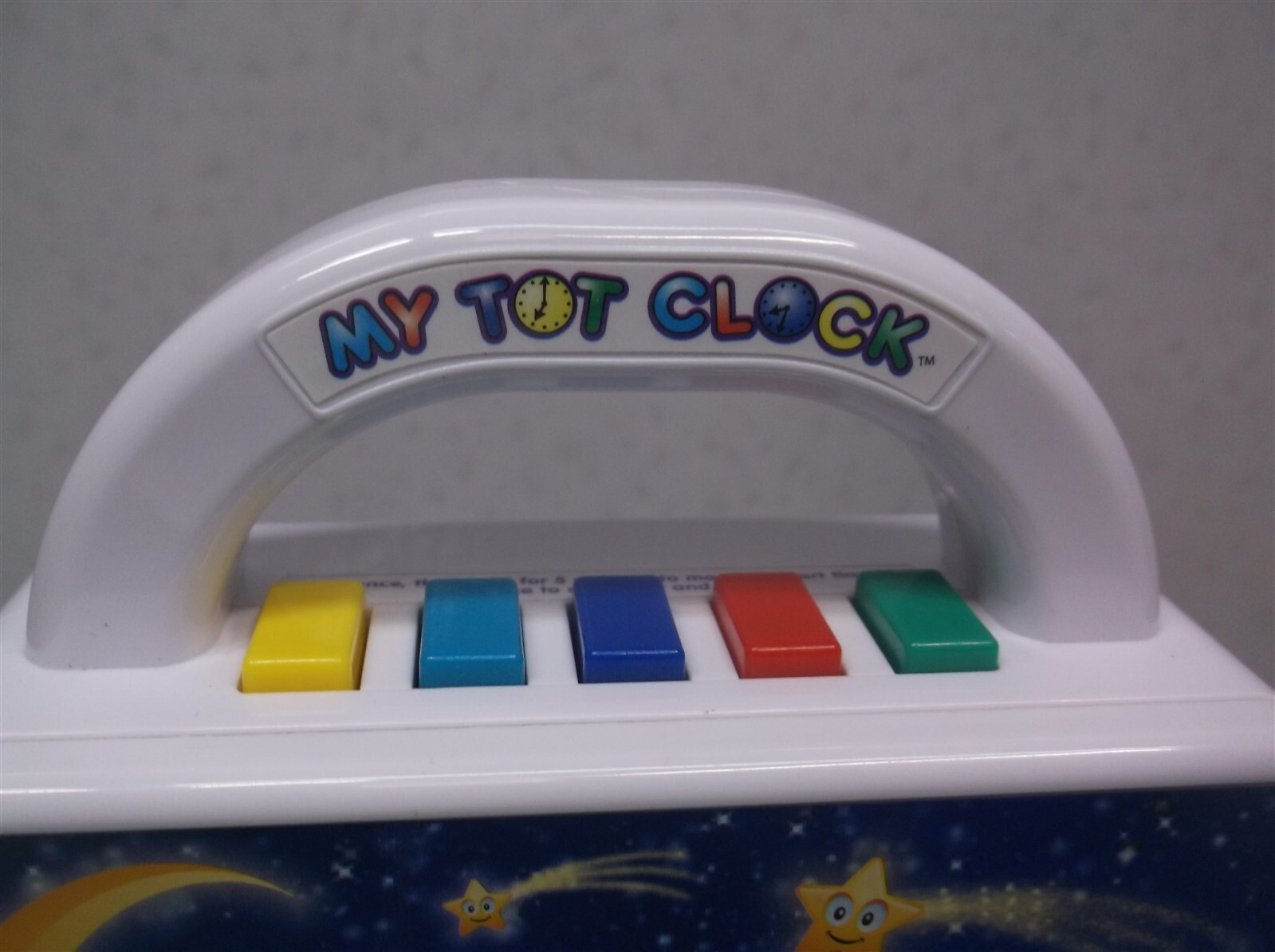 My Tot Clock All-In-One Toddler Sleep Time Out Nap Alarm w Treasures Cart Tested