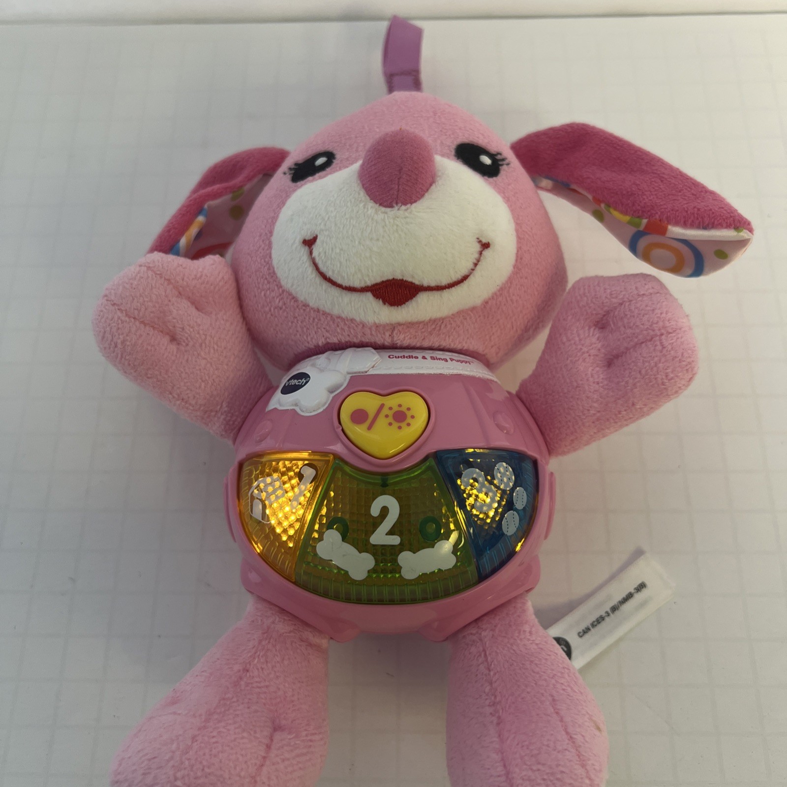VTech Little Singing Loveable Learning Puppy Lights & Sounds Age 3-18 Months 8″