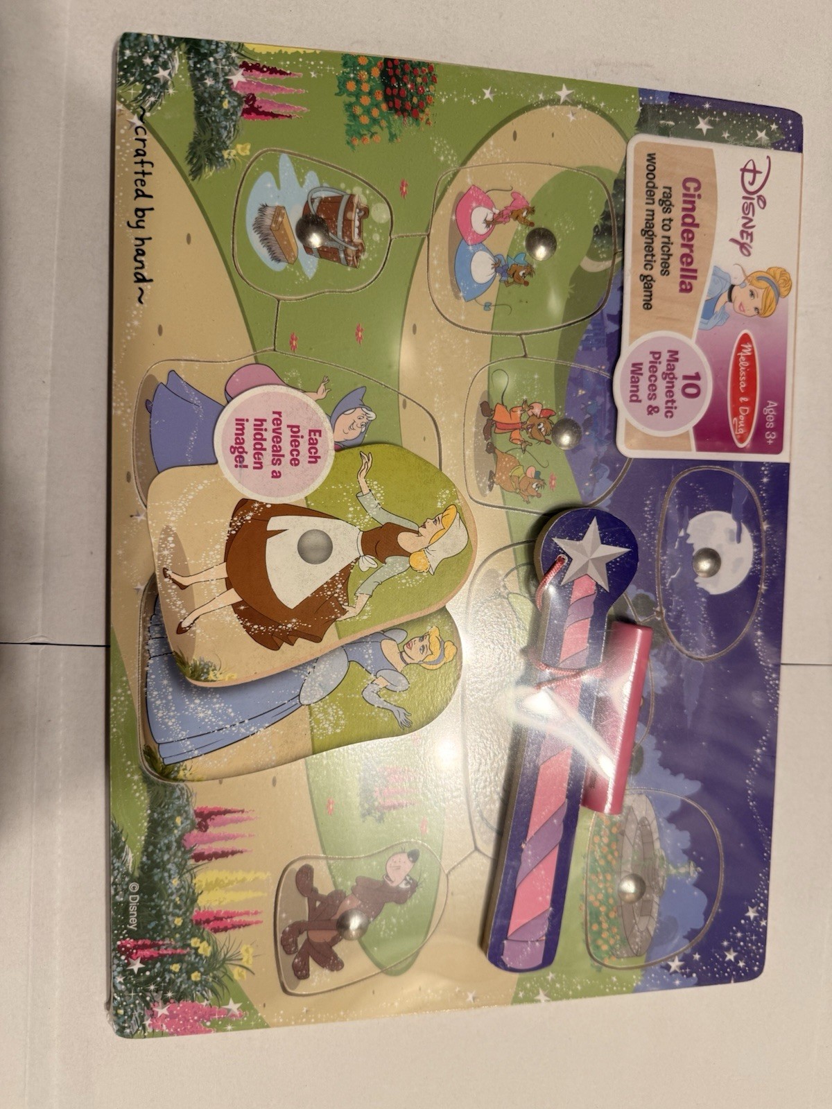 Melissa & Doug Magnetic Puzzle And Fishing Cinderella