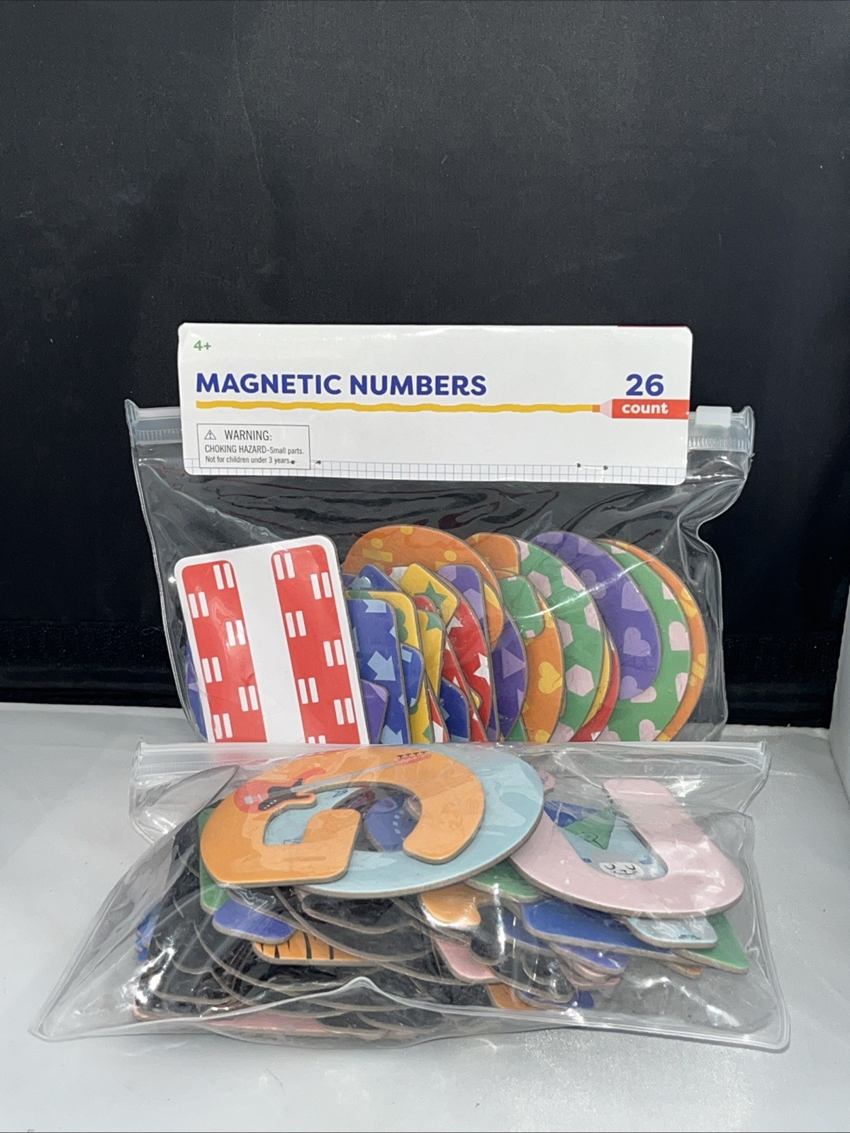 Magnetic Numbers And Magnetic Letters Alphabet ABC Each 26 Count Sealed