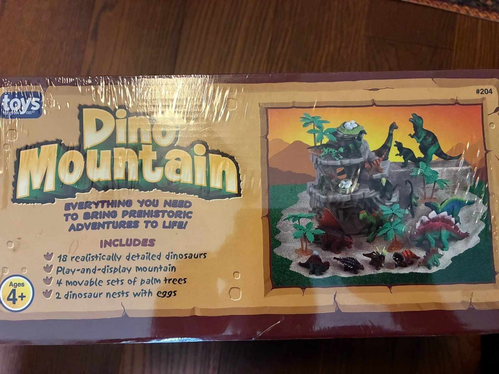 Dino Mountain Play set From Toys to Grow On NEW Factory Sealed