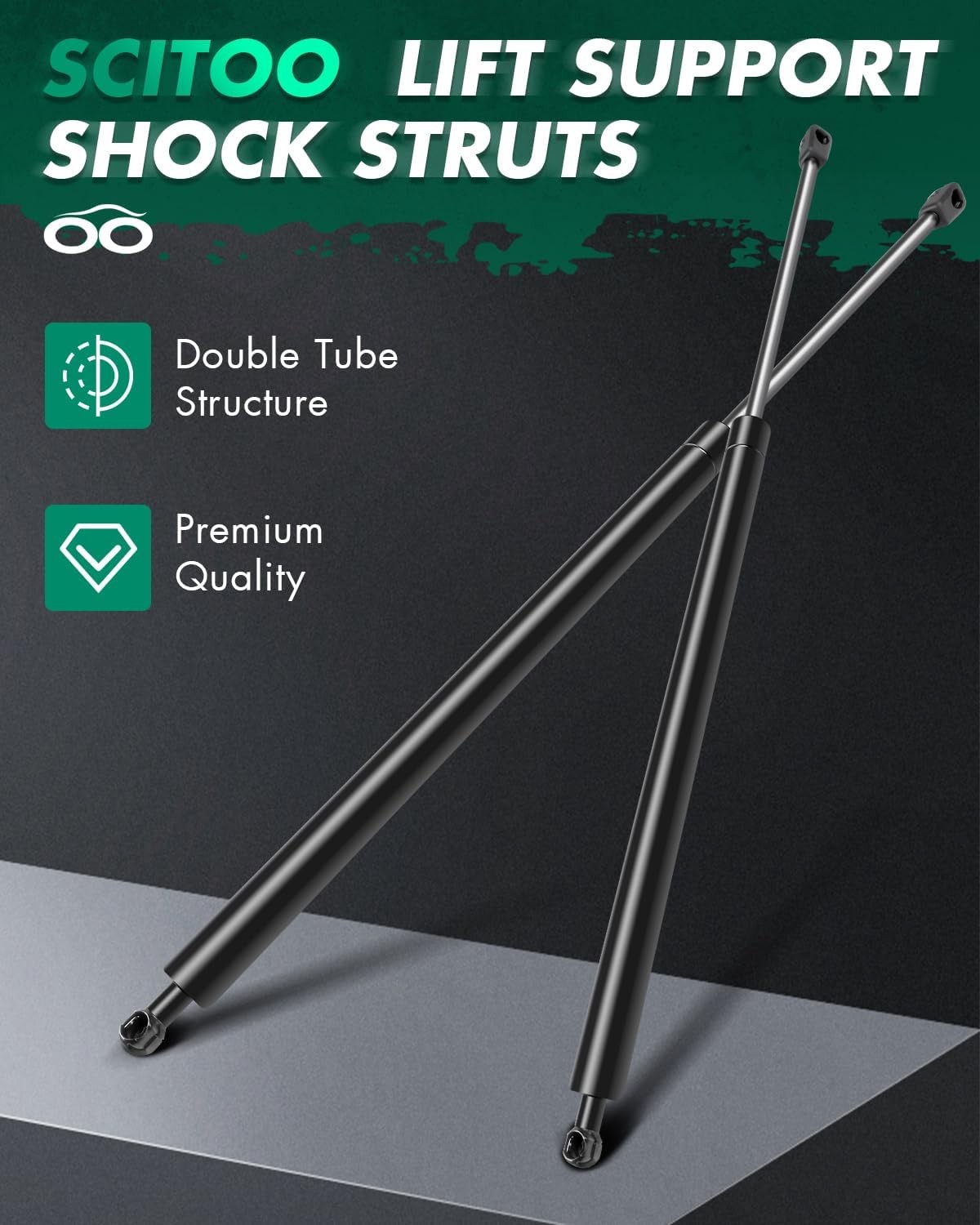 Rear Hatch Liftgate Lift Supports for Lexus RX350 RX450h 2010-2015