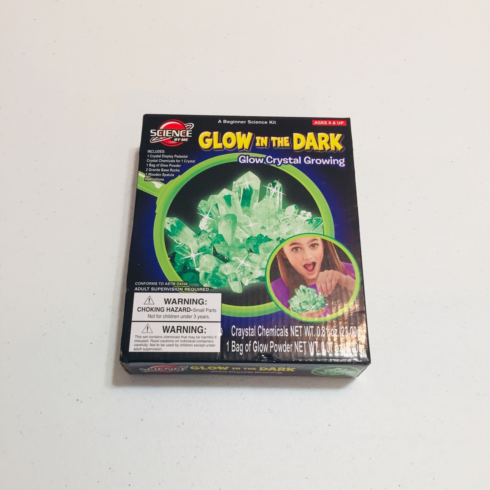 Science By Me Glow In The Dark Glow Crystal Growing Creative Kids
