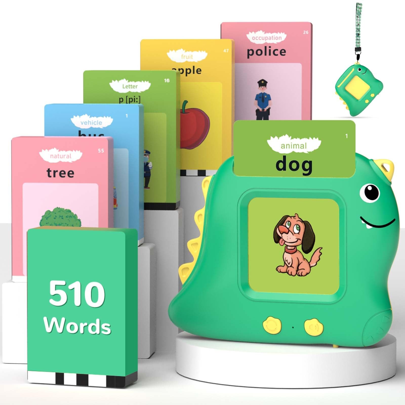 Alotwan Toddler Toys Talking Flash Cards 510 Sight Words Montessori Learning