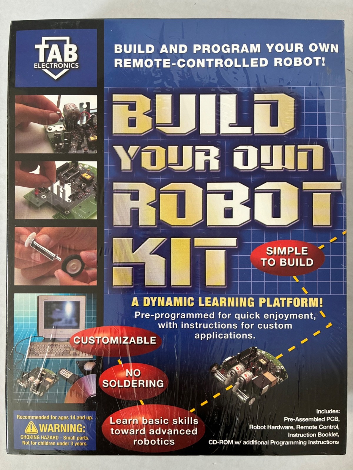 Tab Electronics Build Your Own Robot Kit Educational Learning Tool