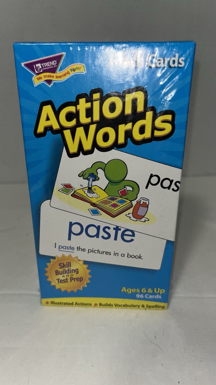 TREND Action Words Skill Drill Flash Cards New Sealed NIB