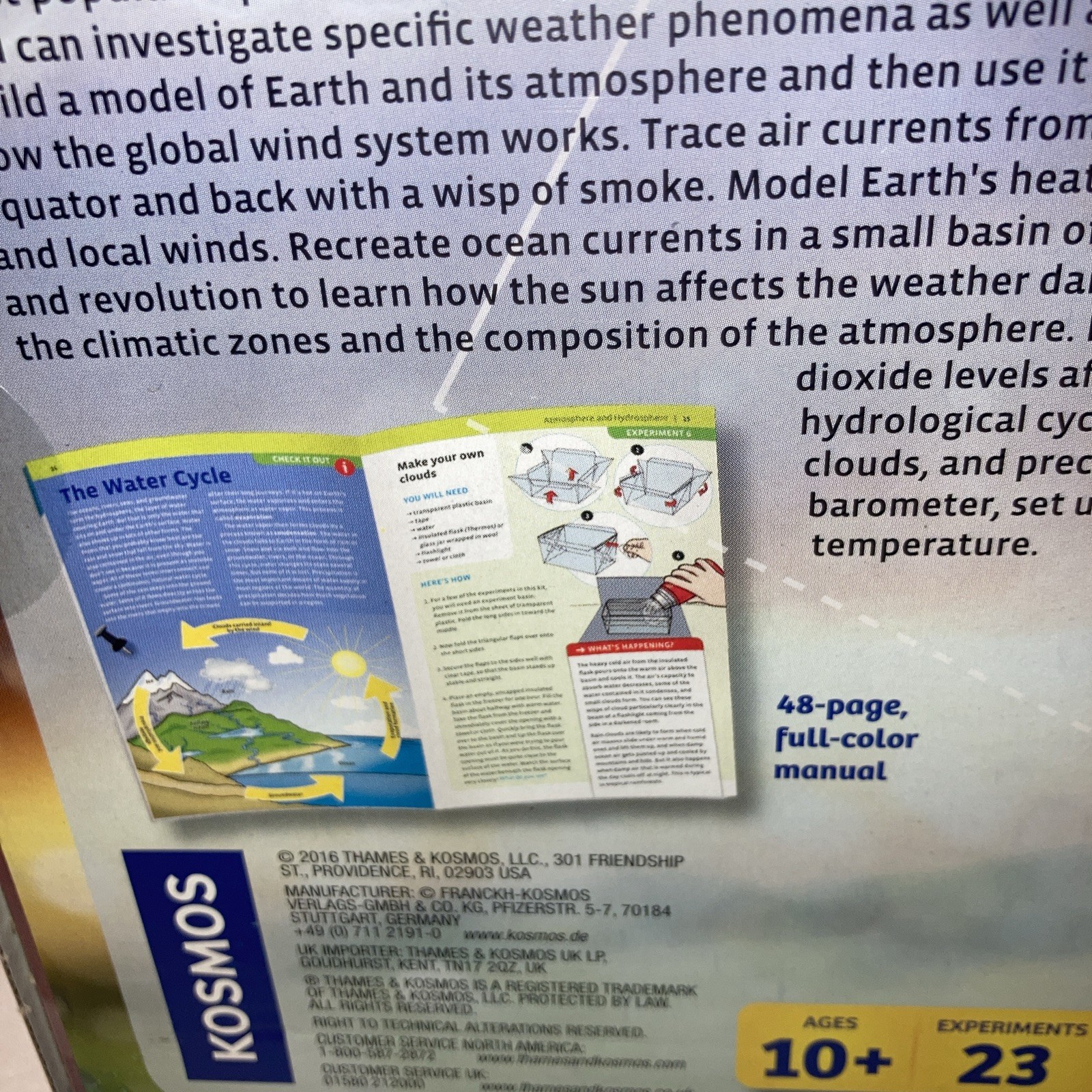 Thames And Kosmos Experiment Kit Climate & Weather New In Box
