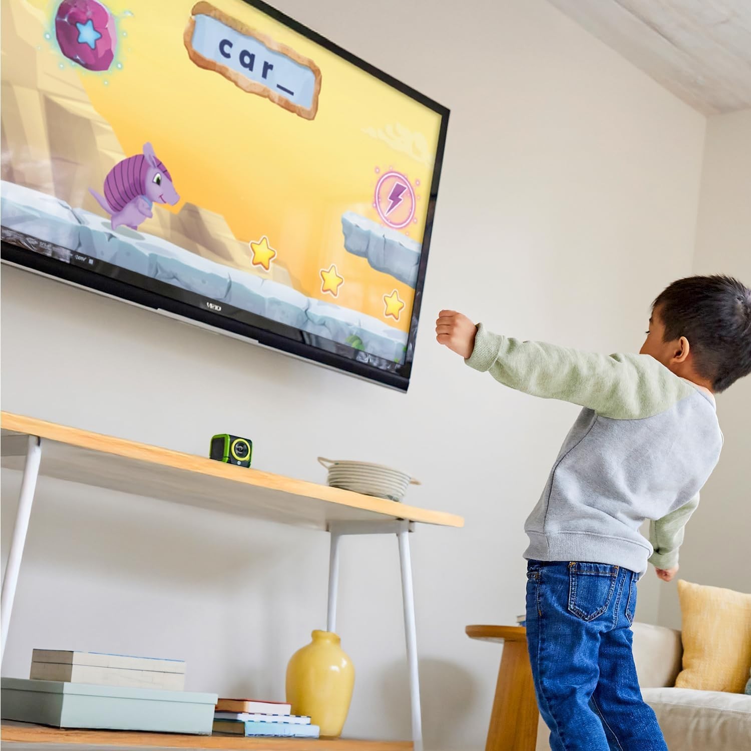 Interactive Motion Game System for Kids – 25 Learning Adventures Included