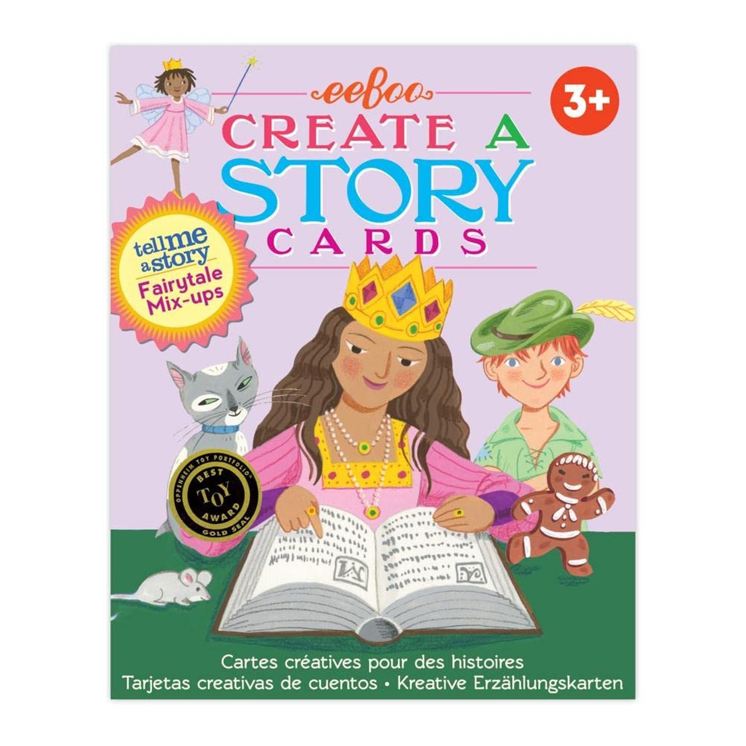 eeBoo: Fairytale Mix Ups Create a Story Pre-Literacy Cards, 36 Cards with Col…