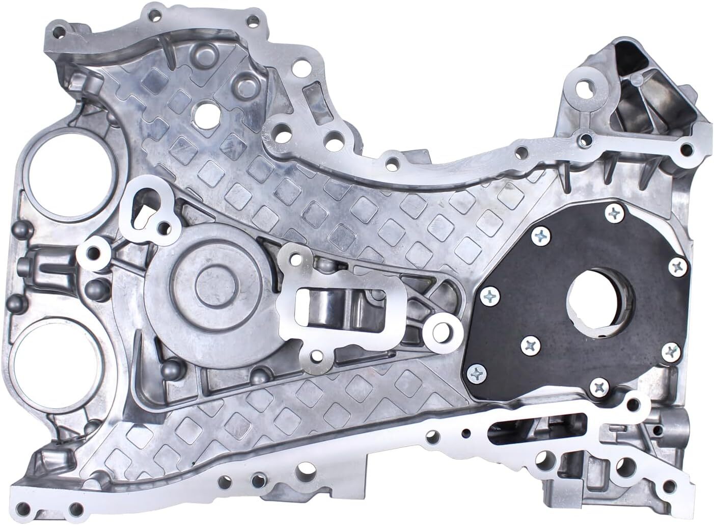 MOTOKU Front Timing Chain Cover Oil Pump Assembly with Gasket for Chevrolet