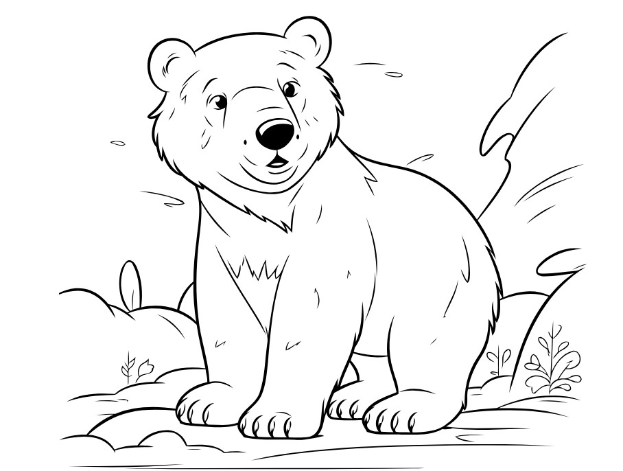 10 Printable Animal Coloring Pages for Kids – Instant Download PDF