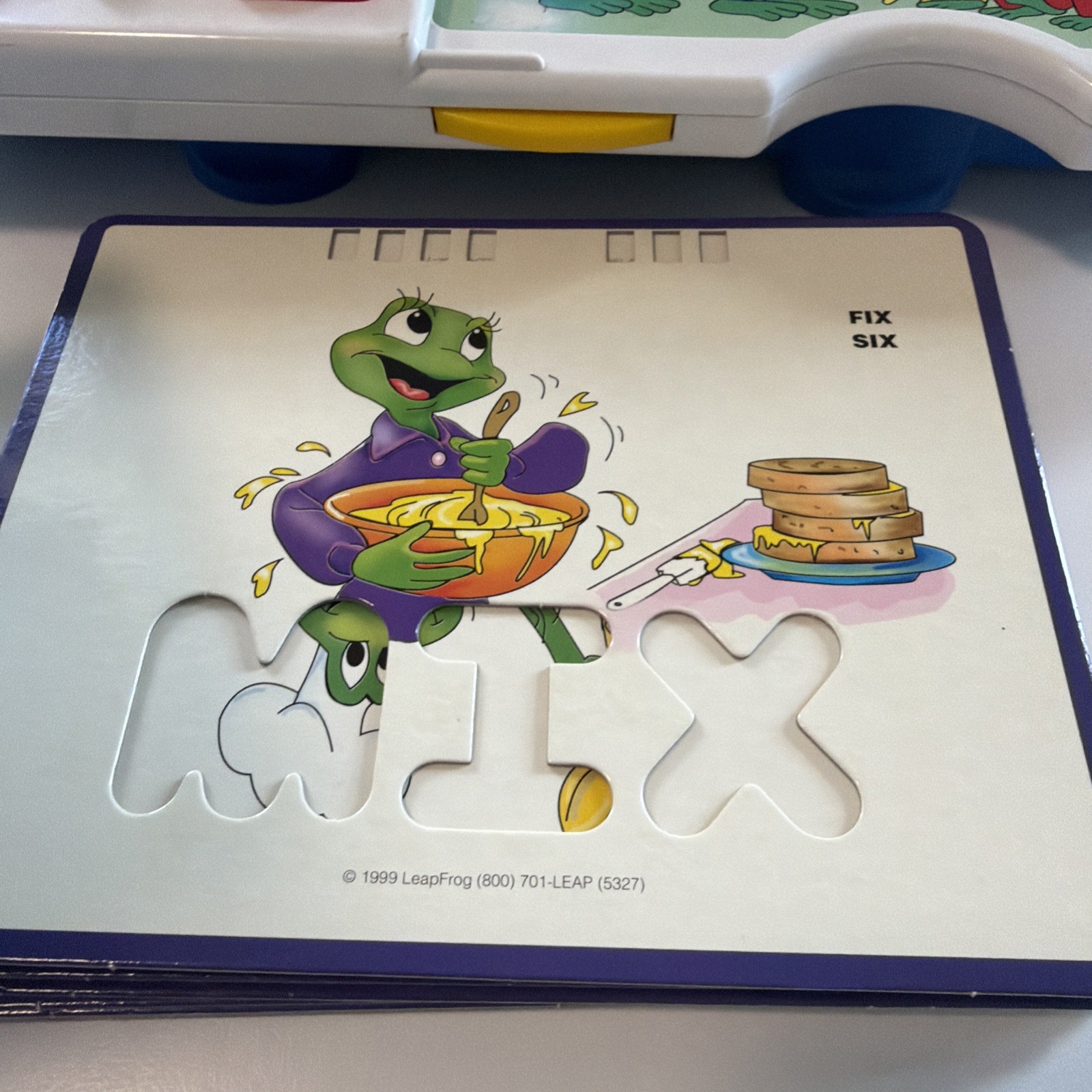 Vintage 1999 Leapfrog Fun & Learn Phonics Desk With 20 Cards, Tested And Works