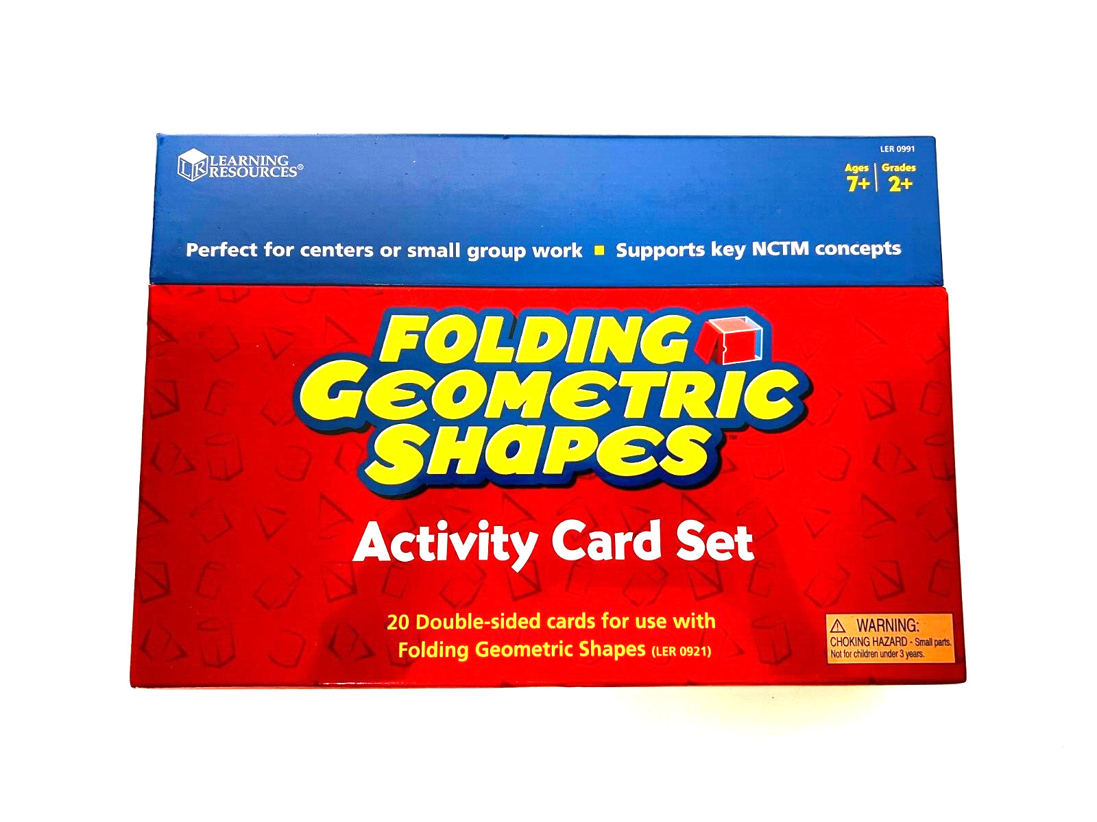 Learning Resources Folding Geometric Shapes 20 Piece Activity Set, Grade 2+