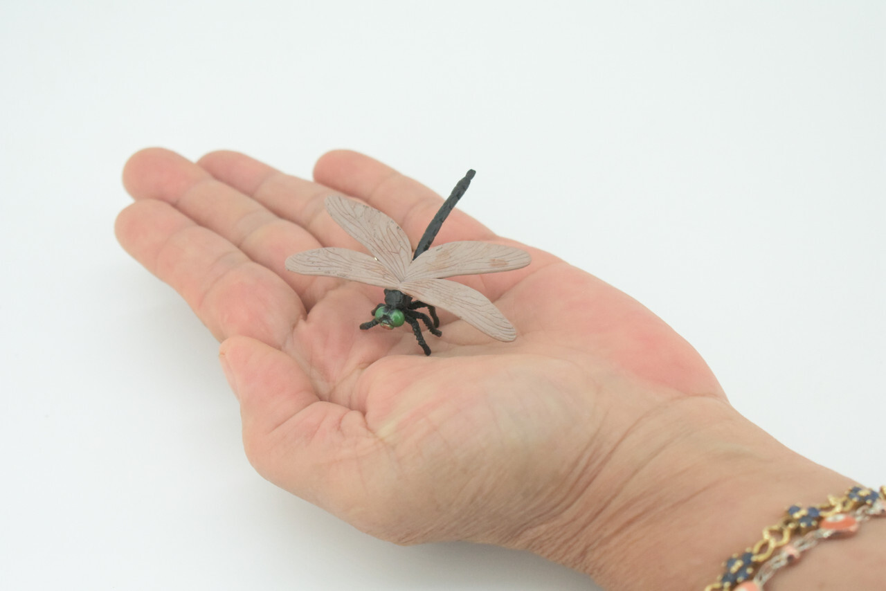Dragonfly Toy Hand Painted Rubber Realistic Dragon Fly, Gift, 2 1/4″ SF18 B31