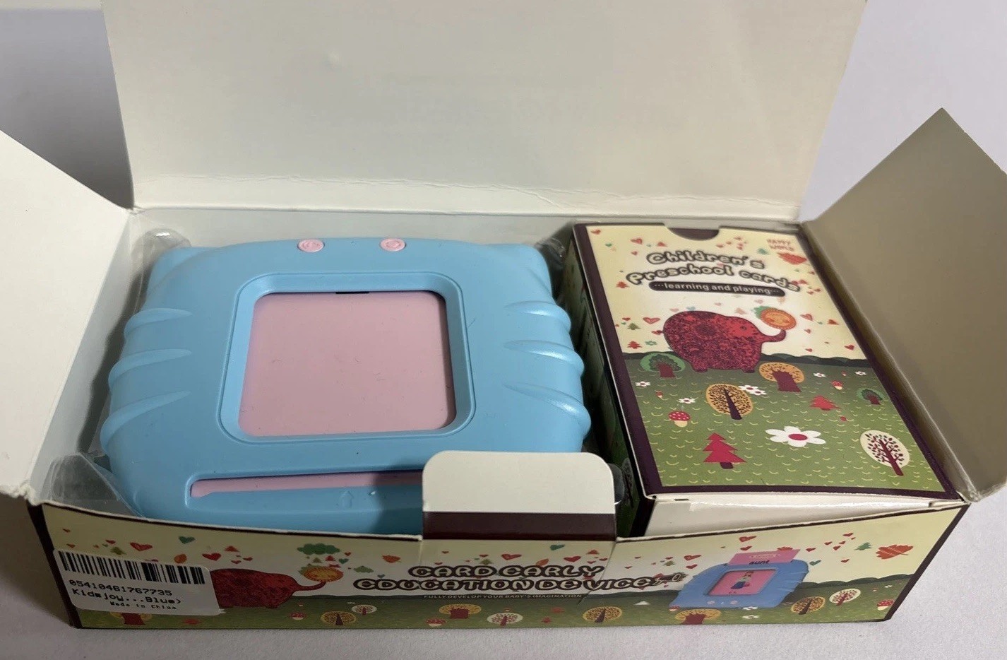 Interactive Handheld Educational Teach Toy Words Concepts Talking Flash cards