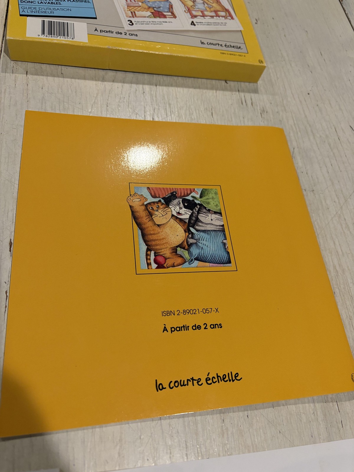 Vintage 1986 Les Chiffres La Courte Echelle Counting Puzzle Set French 1-10