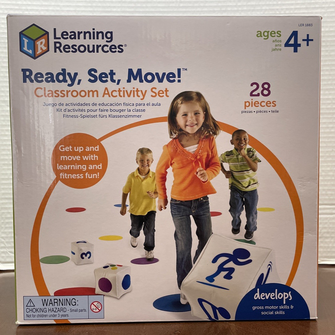 Learning Resources Ready Set Move Classroom Activity Set 28 pcs Game age 4+