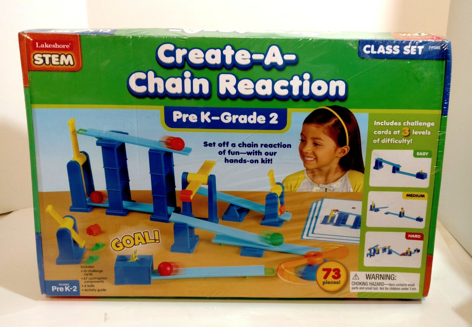 Lakeshore Create-A-Chain Reaction Science Kit Pre K-2nd Grade Class Set PP566