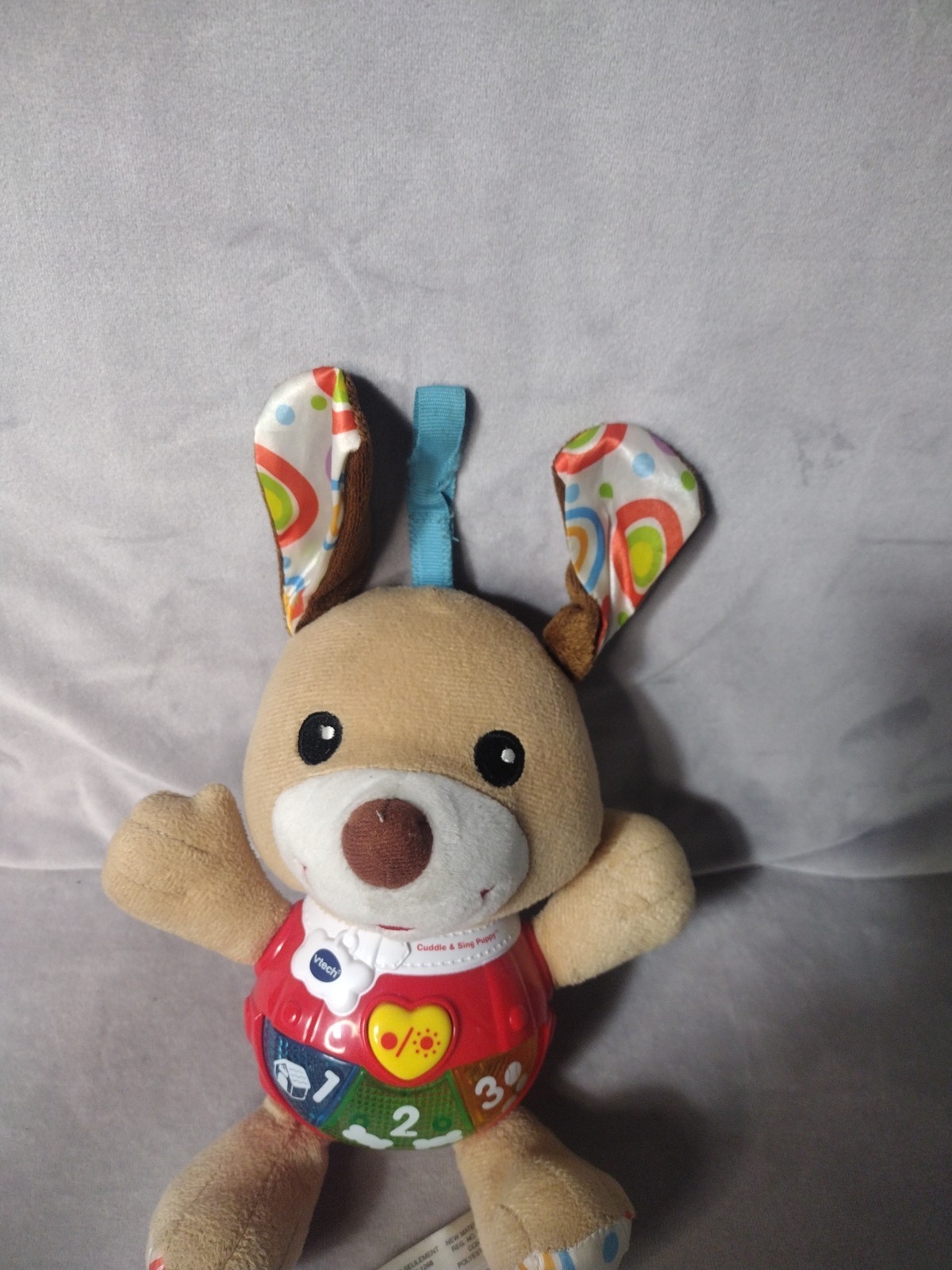 VTech Little Singing Loveable Learning Puppy Lights & Sounds Age 3-18 Months 8″
