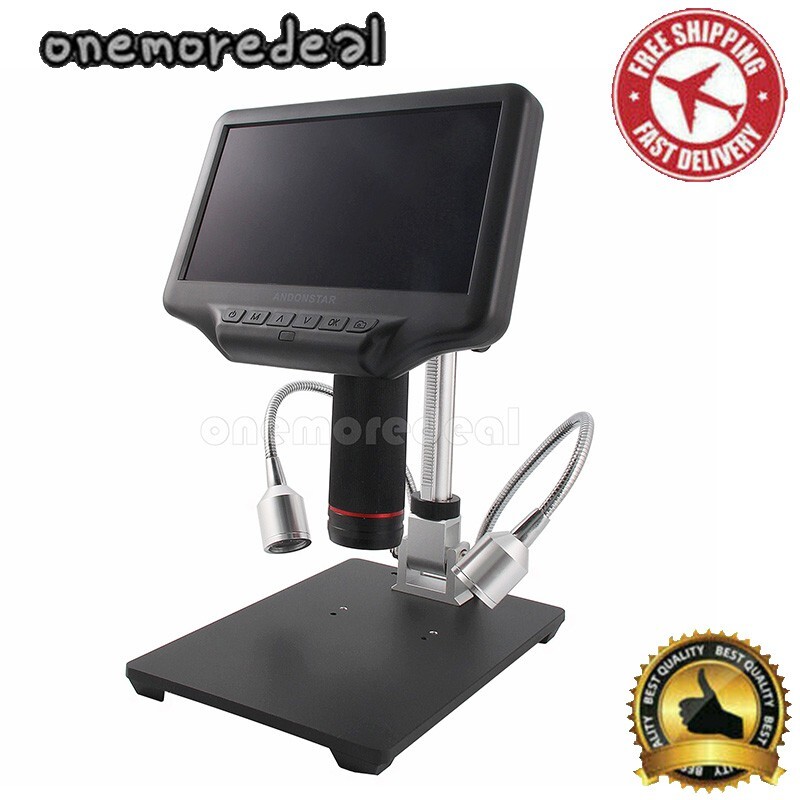 Andonstar AD407 Digital Microscope HDMI 270X 4MP 3D Effect Monitor 7″ Screen dl