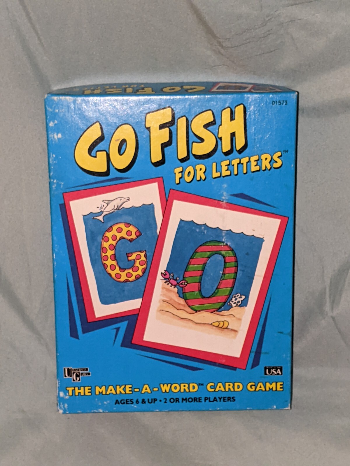 University Games GO FISH: FOR LETTERS Make-A-Word Card Game – Vintage, Pre-Owned