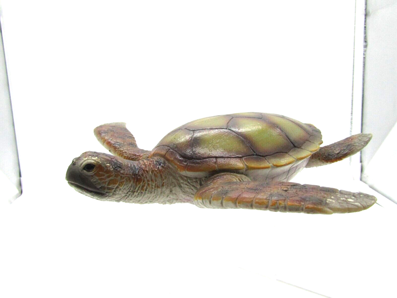 1990’s Play Visions Sea Turtle Figure Green Wildlife Replica Nature Toy Retired
