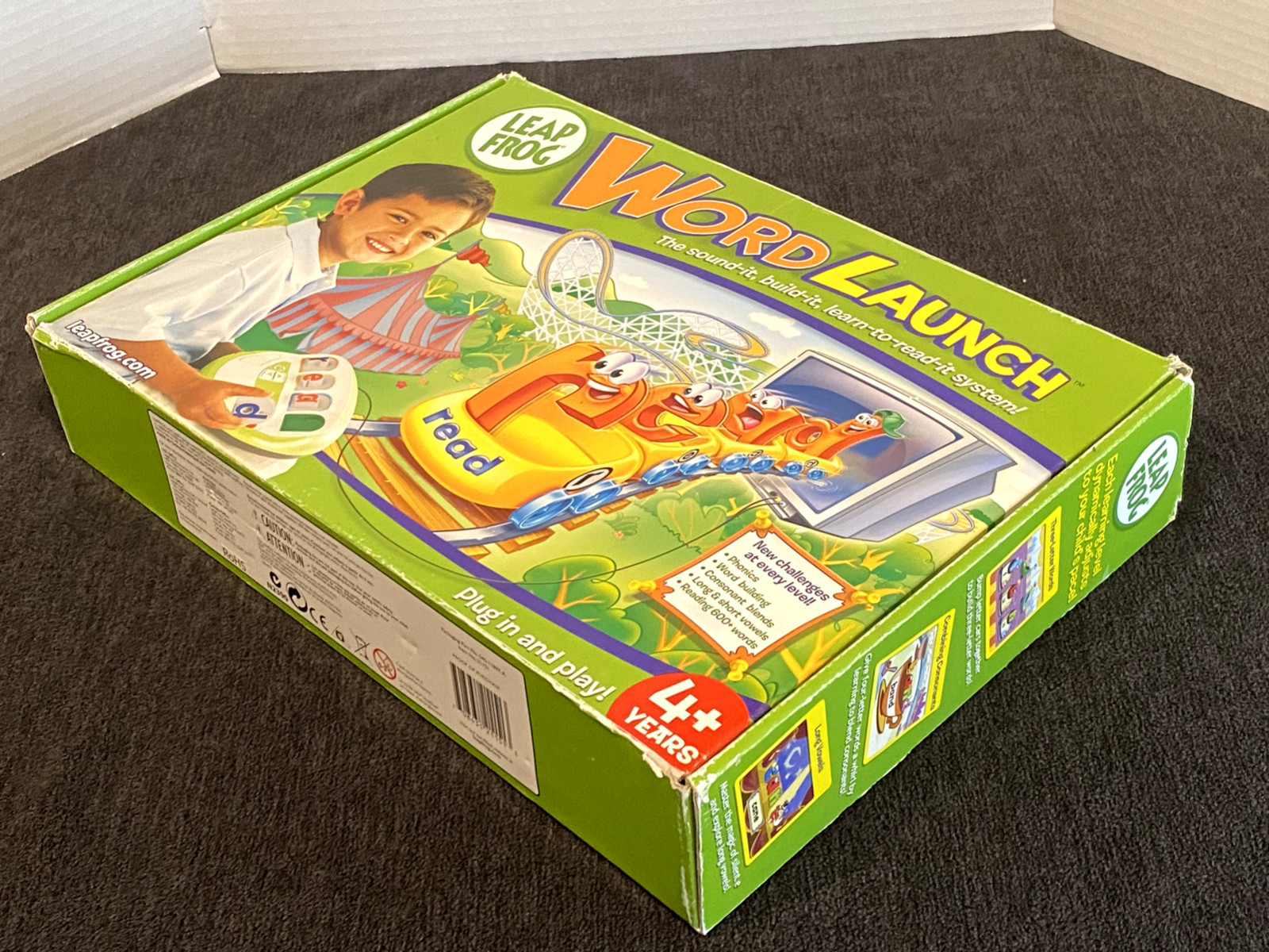 LeapFrog Word Launch Learning System Phonics Reading Game Kids 4+ Years