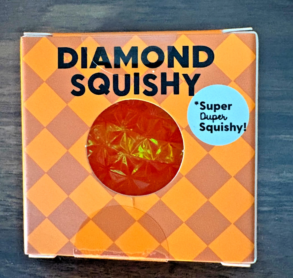 J’Adore Diamond Squishy Orb Sensory Fidget Toy Squeeze Target Exclusive Orange