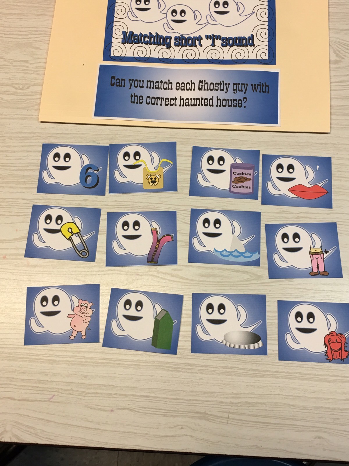 File Folder Game – Activity Set – Teaching Supplies READING