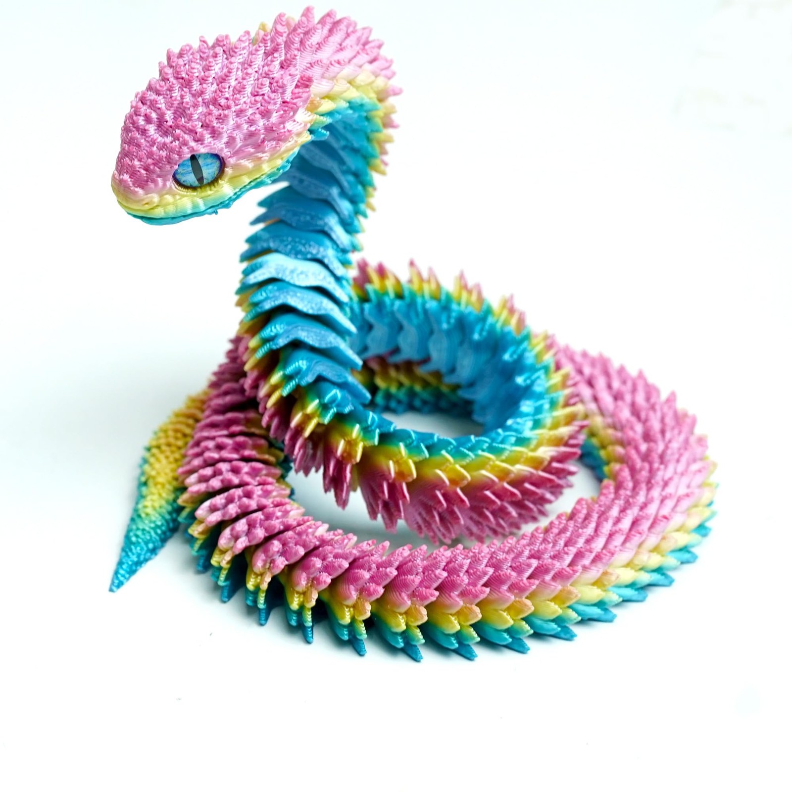 3D Printed Animal Snake Fidget Toy,3-D Printing Creatures Articulated Stuff C…