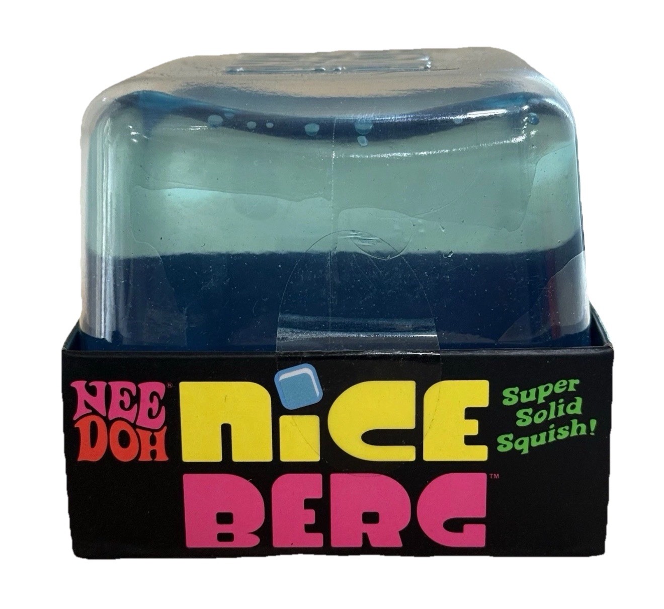 NeeDoh Nice Berg – Giant NeeDoh Nice Cube – (Blue) AUTHENTIC! Fast Ship In Hand
