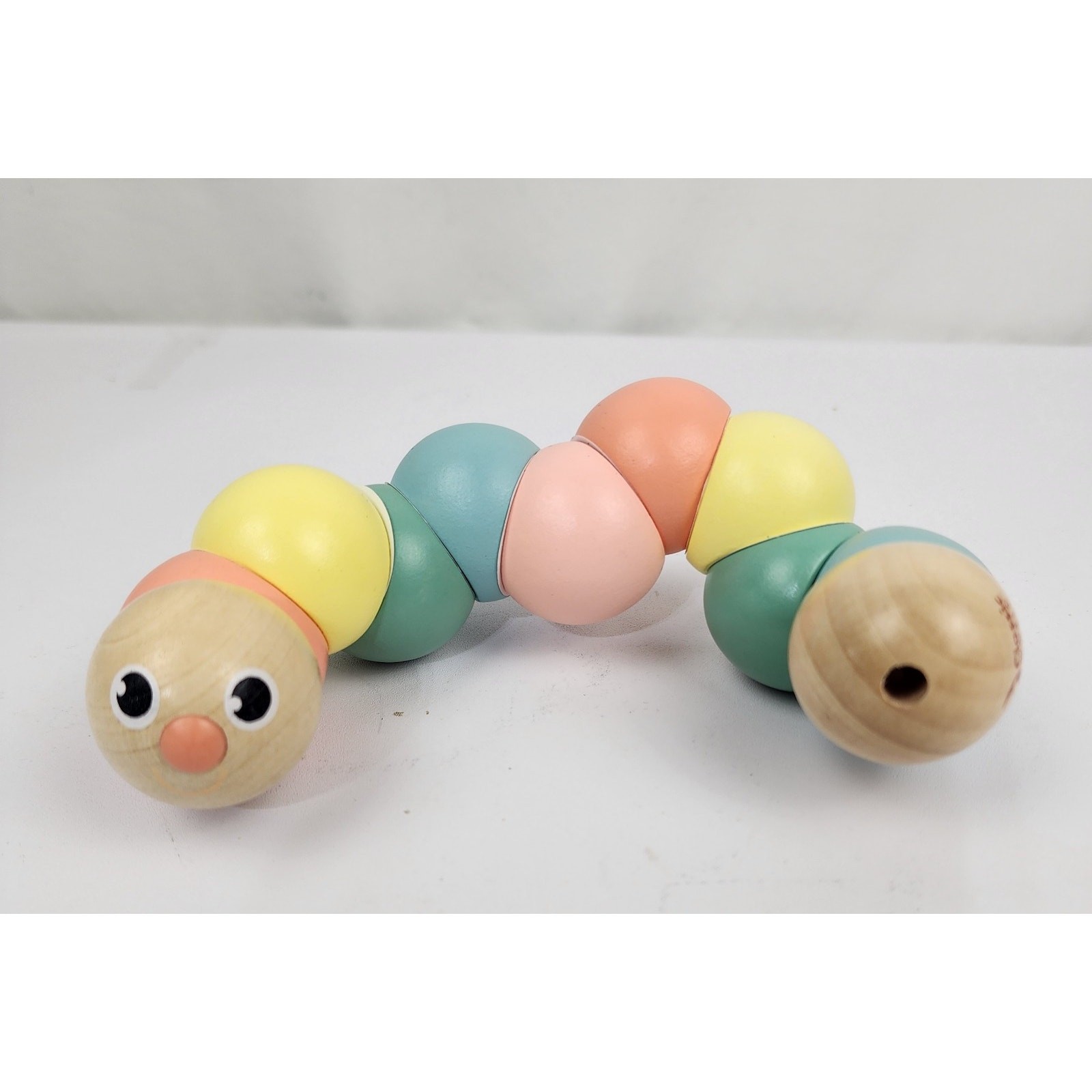 Classic World 54235 Wooden Babies, Toddlers and Kids, Twist Caterpillar (Pastel)