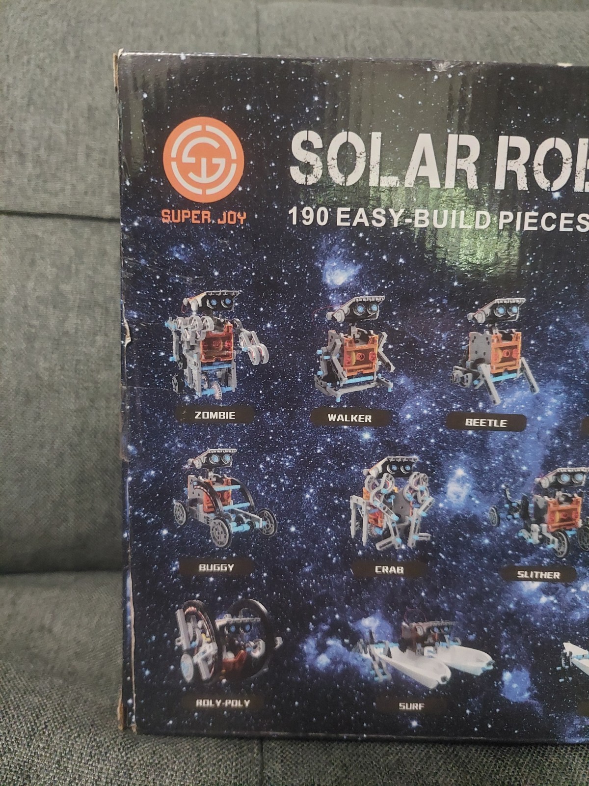Solar Robot Creation Kit STEM Educational 12-in-1 Superjoy New Open Box Complete
