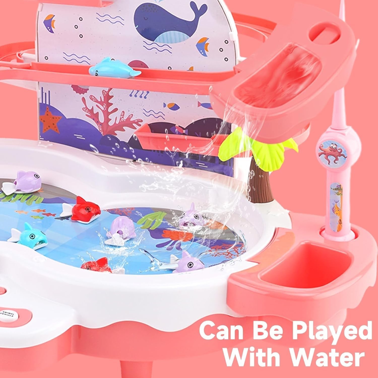 3in1 Fishing Game Toys for Kids with 34PCS Accessories Including Fishing Rod,…