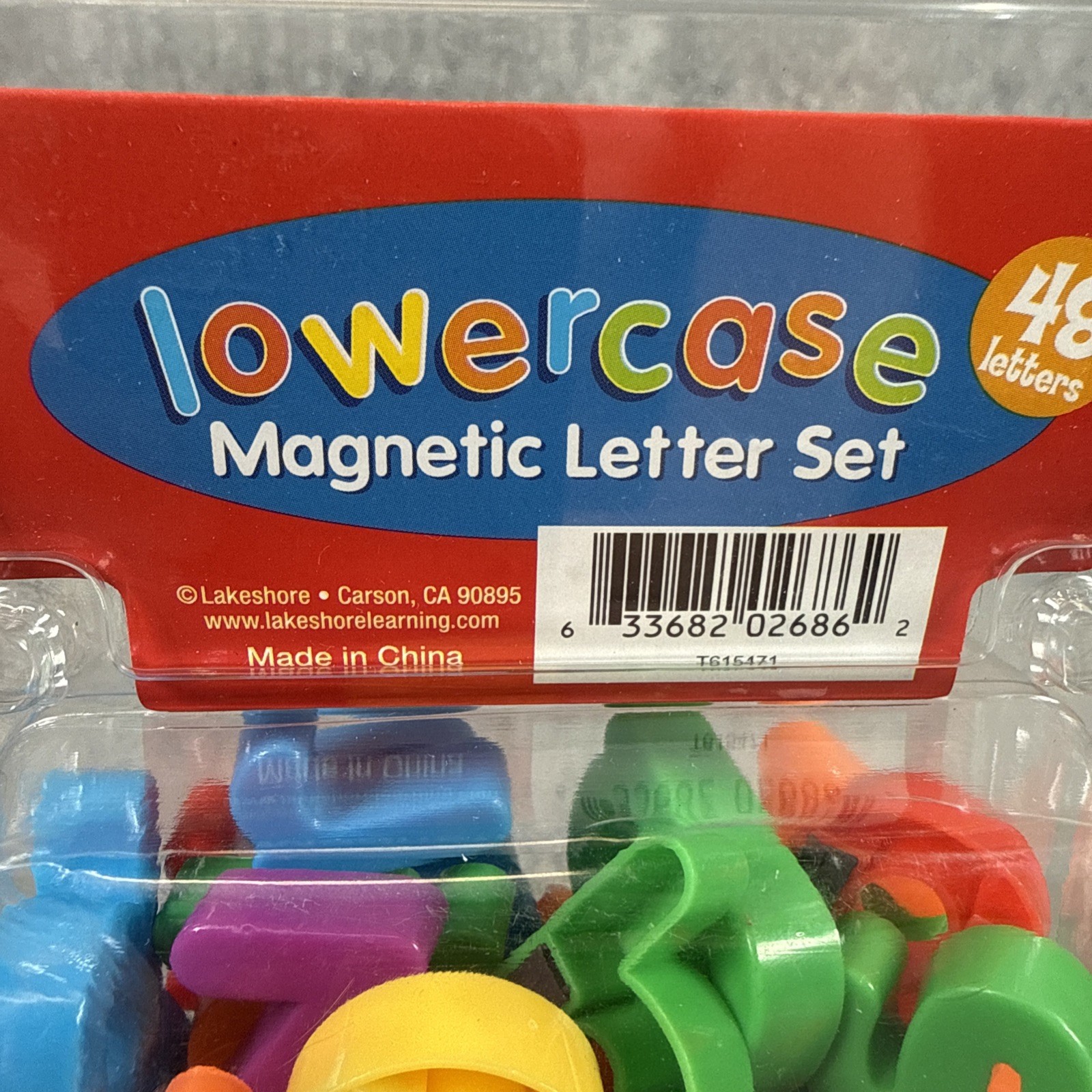 Lakeshore Lowercase Magnetic Letter Set LC207 48 Pc Educational ABC Magnets